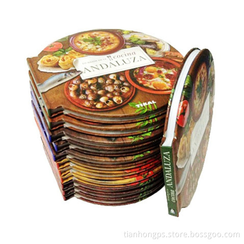 Hardcover Fashion Recipe Book, Fashion Cook Book Printing